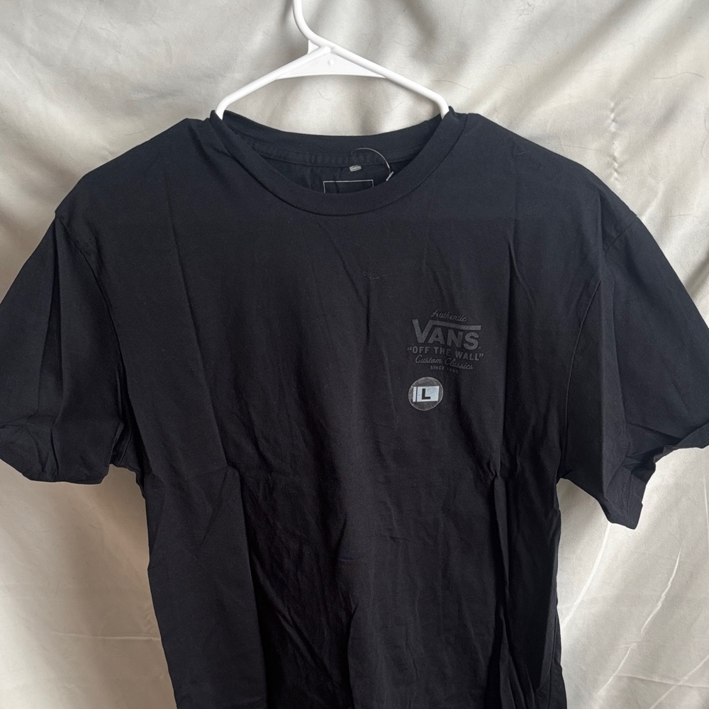 Vans Men's Black Logo Tee
